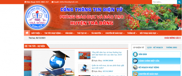 Phòng GD&ĐT Huyện Trà Bồng